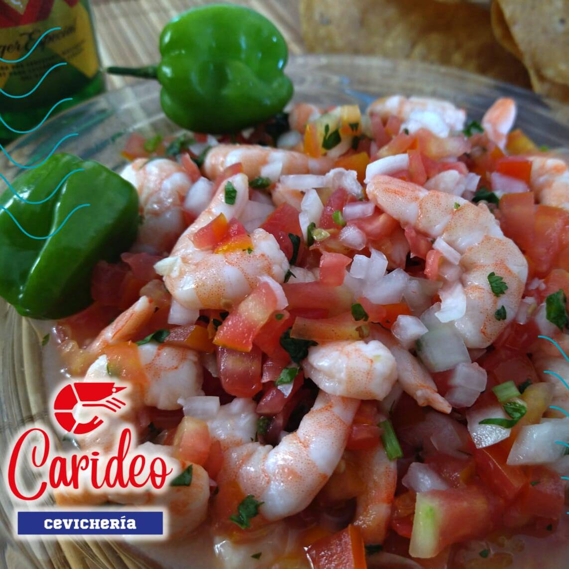 Ceviche Pescado y Camarón 500 Gr