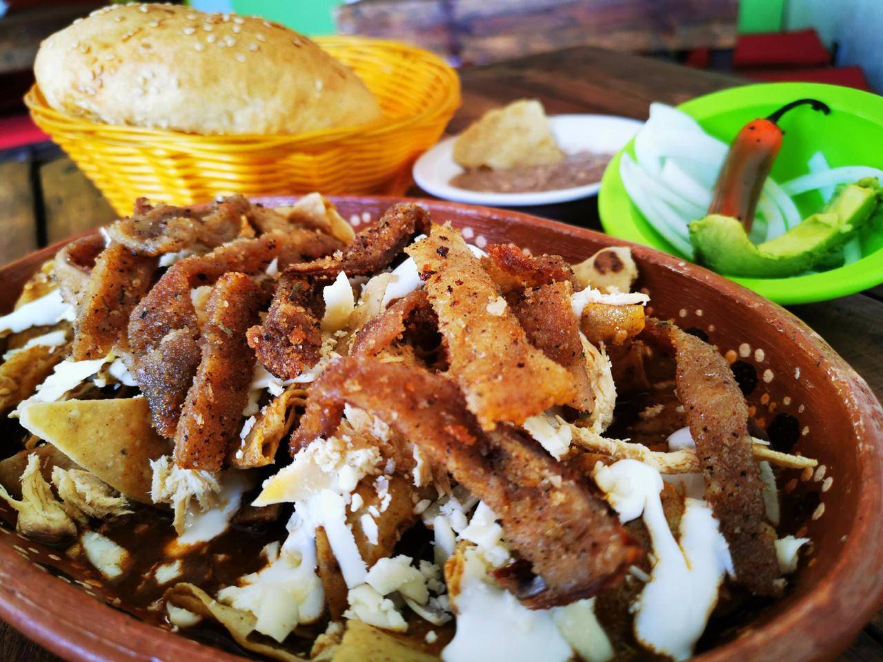 Chilaquiles con Milanesa