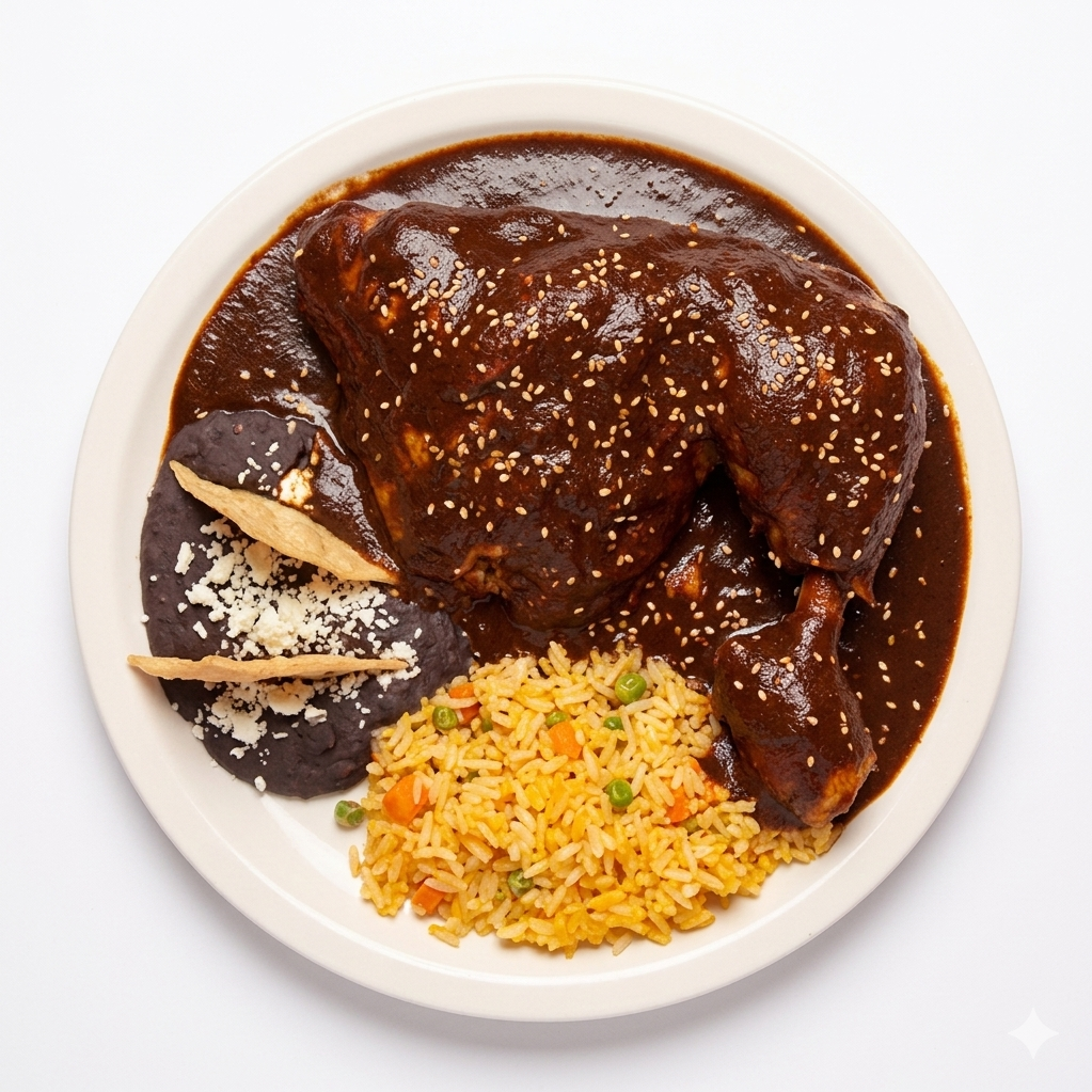 MOLE CON POLLO