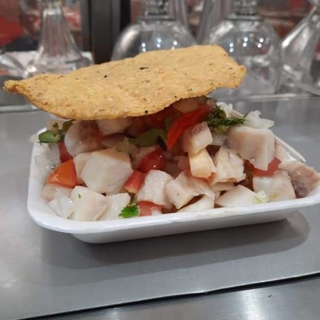 Tostada de Ceviche