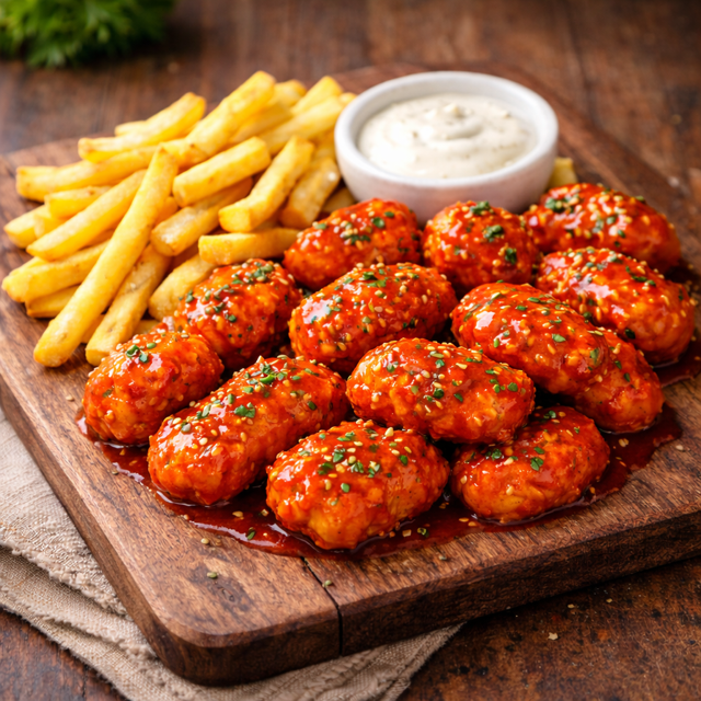 Orden de Boneless Búfalo + Orden de Papas