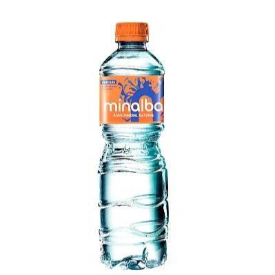 Água mineral com gás 500ml.