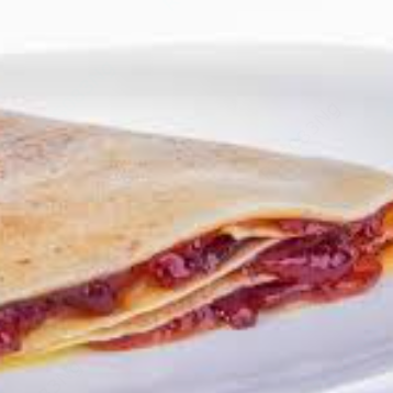 Crepa de Mermelada de Fresa con Philadelphia