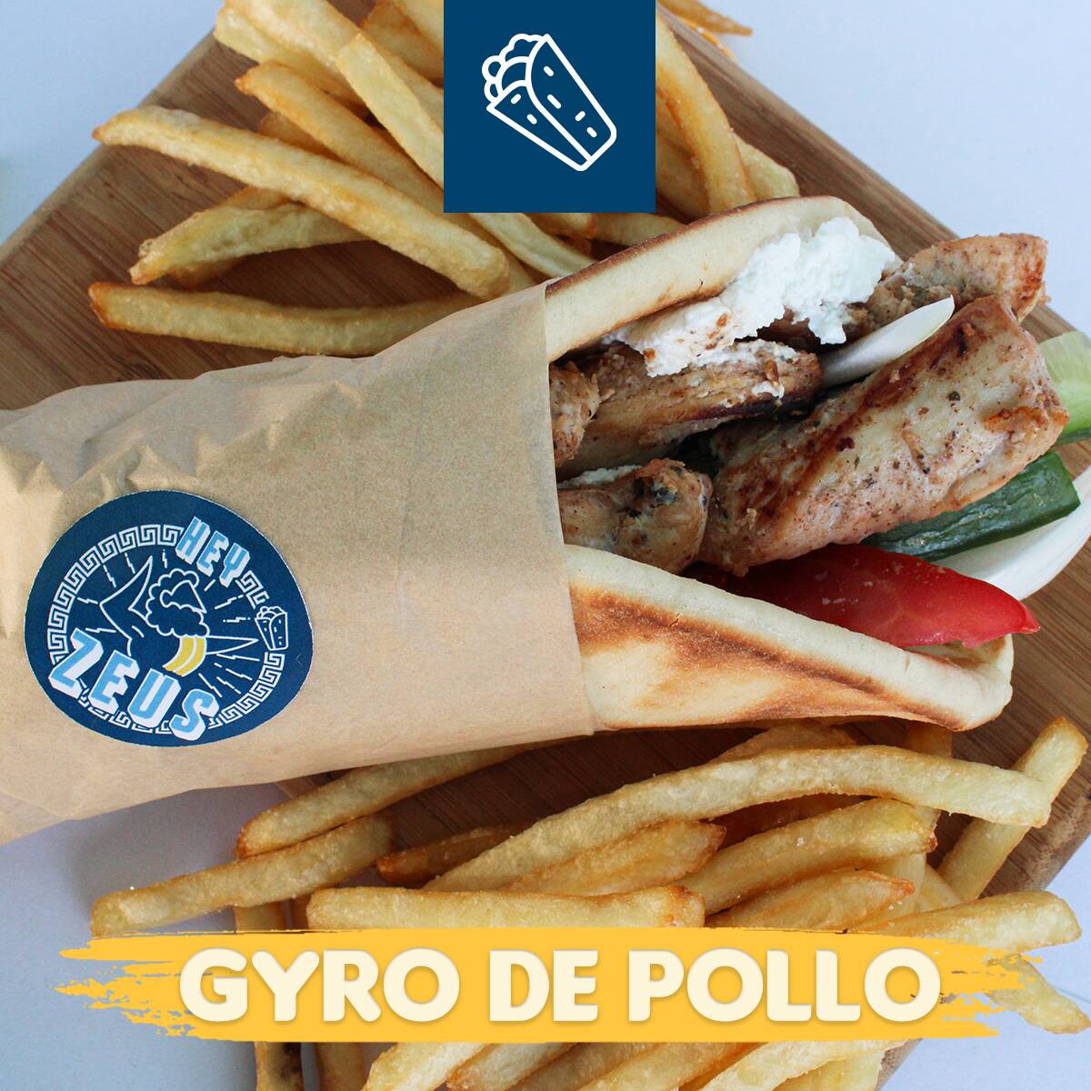 Combo de Gyro de Pollo