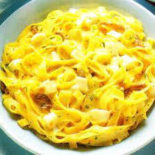 Tallarines a la Mozzarella