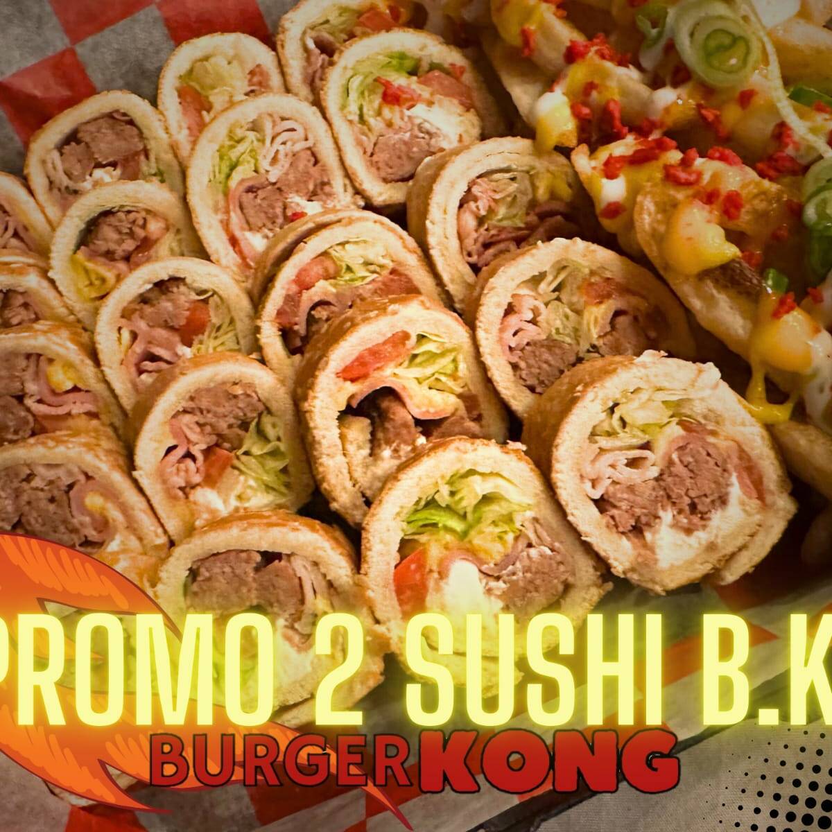 2 Sushi Burgers KONG X $245