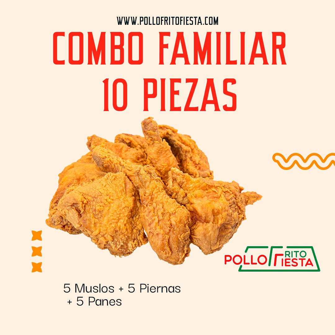 Combo Familiar 10 Piezas Pierna y Muslo