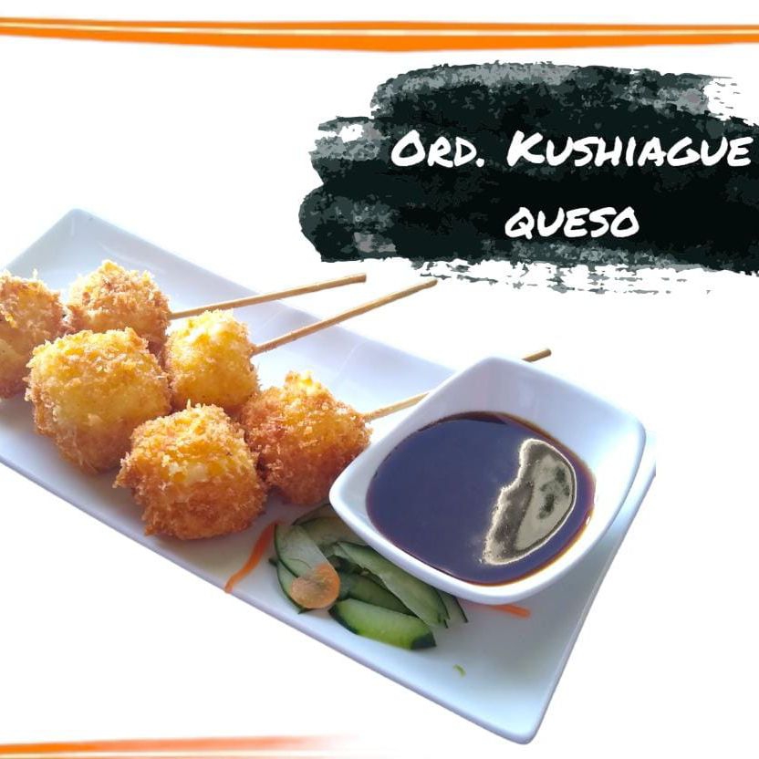 Brochetas empanizadas Queso Manchego
