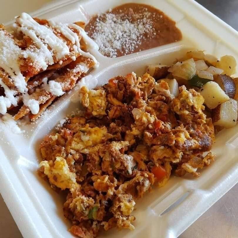 Huevos revueltos con machaca