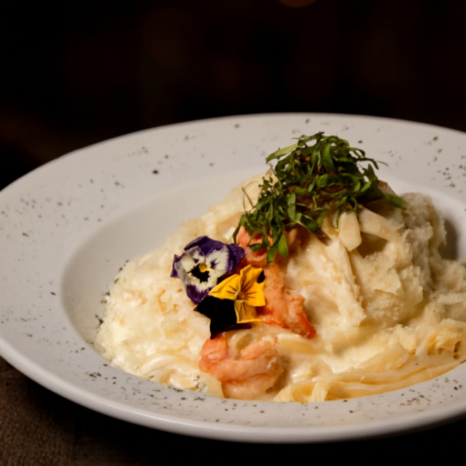 Pasta Alfredo C/Camarones 350 Gr