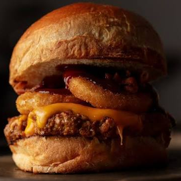 BBQ Burger + papas a la francesa