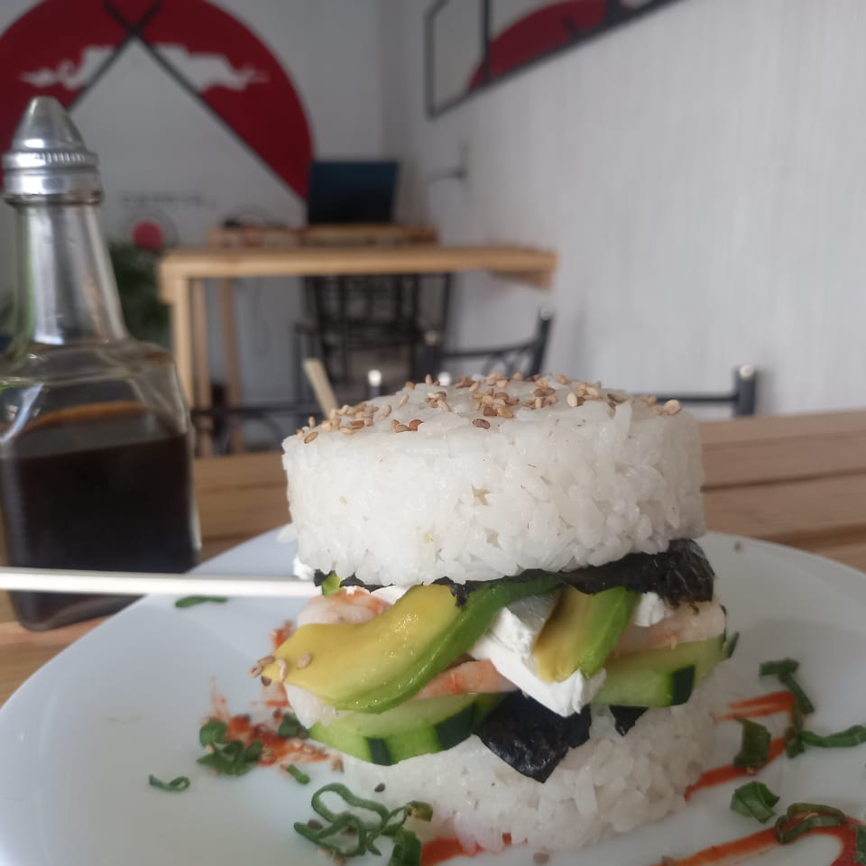 Sushi Burguer de Salmon