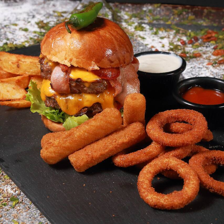Hamburguesa Central Wings