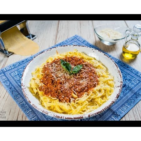 Fetuccini a la Boloñesa