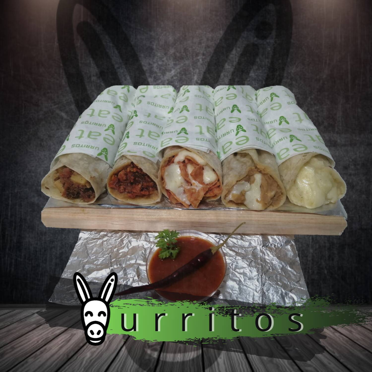Combo-FAMILIAR 6 Burritos + 2 Bebidas