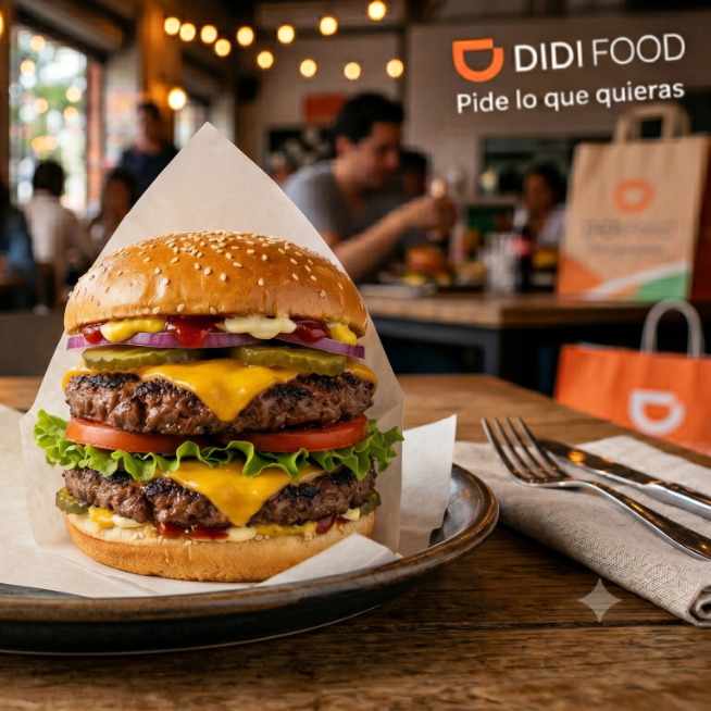 Hamburguesa Doble Rica-Mor