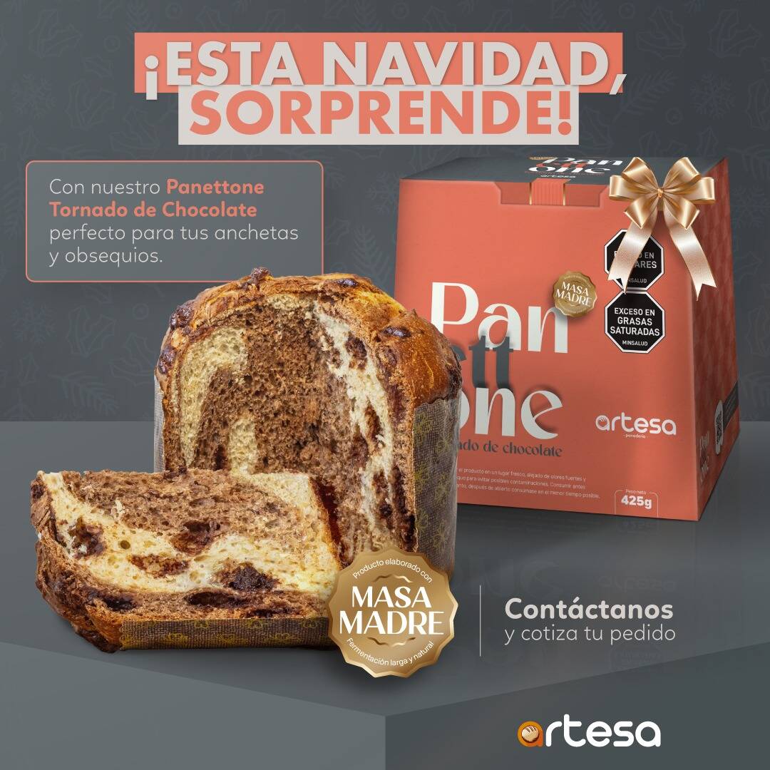 Panettone Tornado de Chocolate