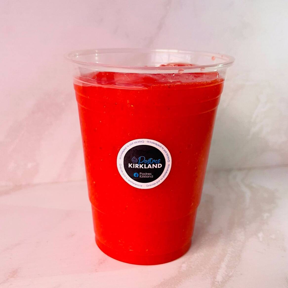 Frappe Fresa (Base Agua) 16oz.