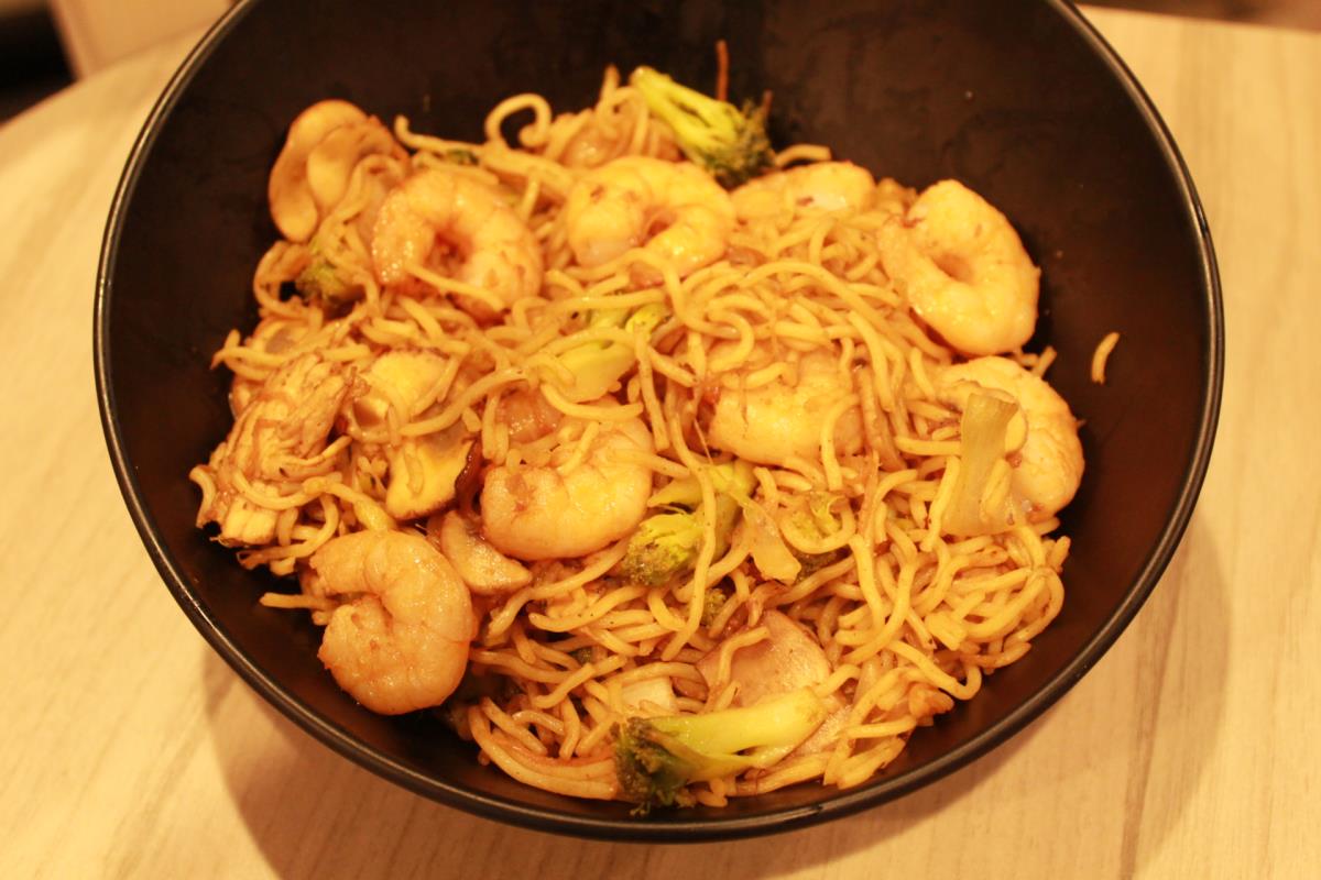 Yakisoba de Camaron