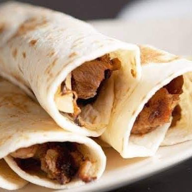 Taco árabe con queso