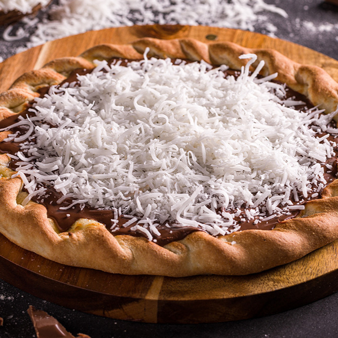 MASSA / CREME DE AVELÃ E COCO RALADO DE QUALIDADE