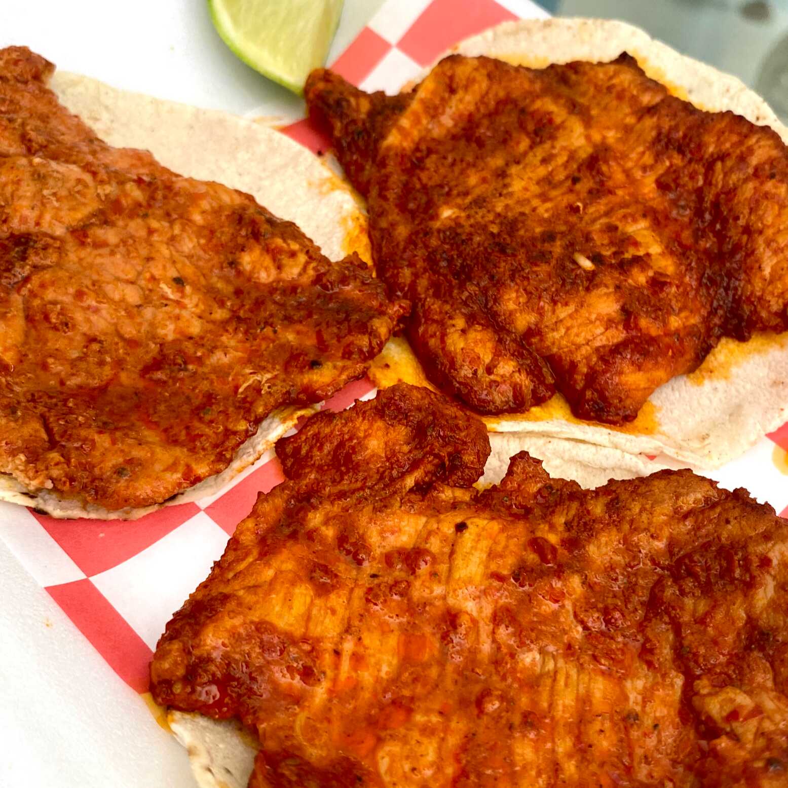 Orden de 3 Tacos de Carne Enchilada