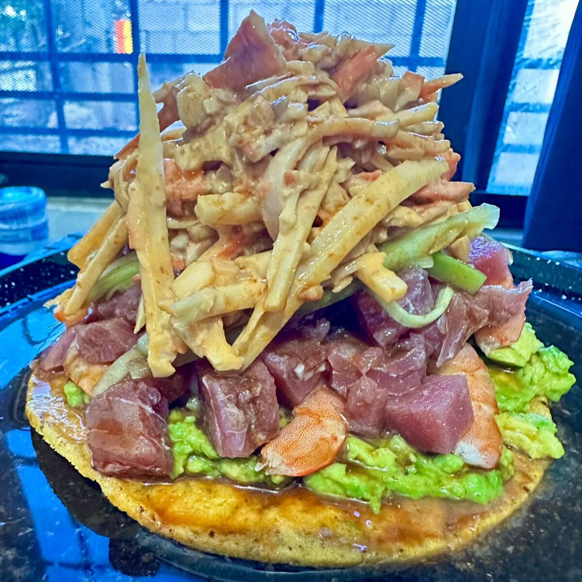 Tostada Curri-Kama