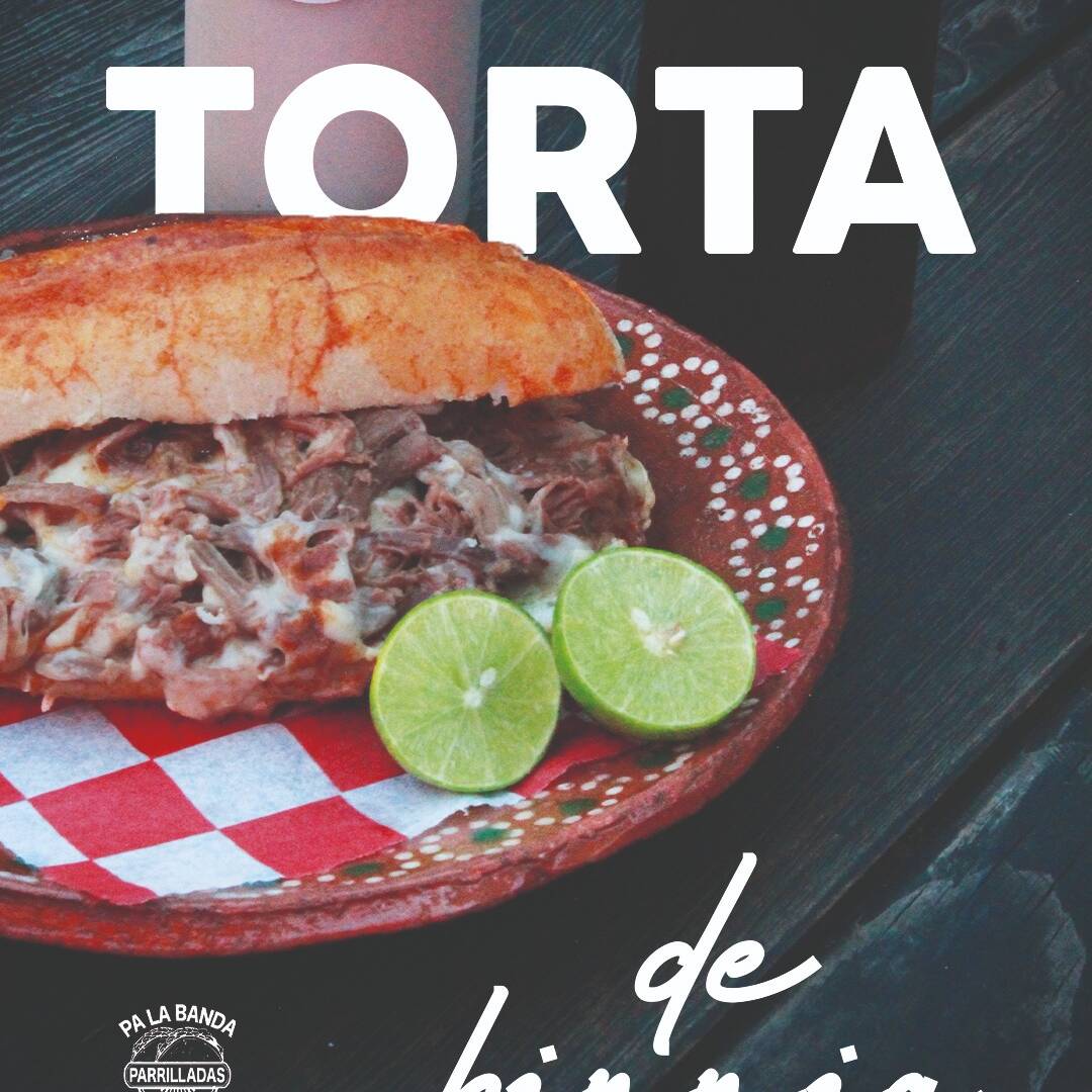Torta de Birria con Queso