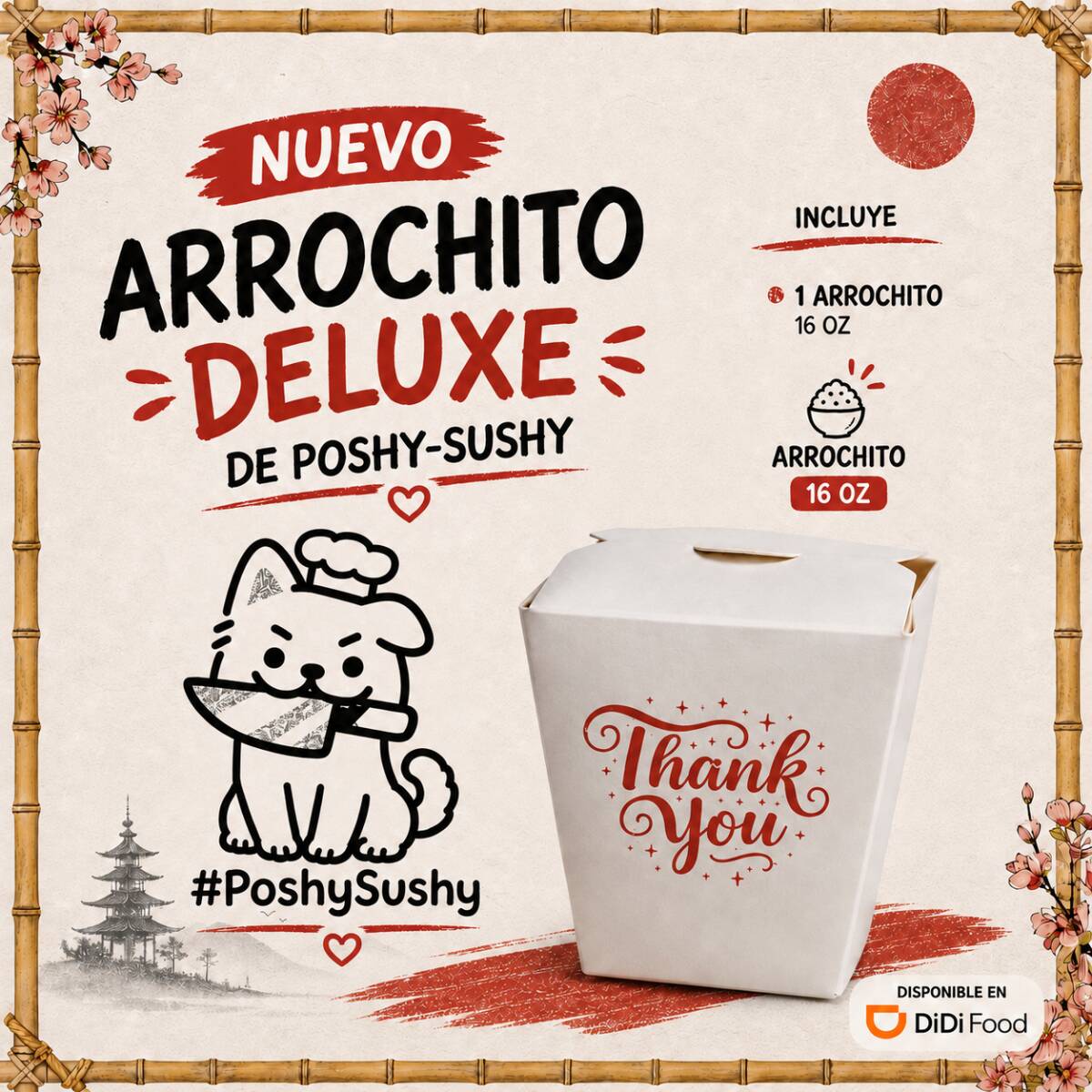 Mini Arrochito Deluxe 16 Oz