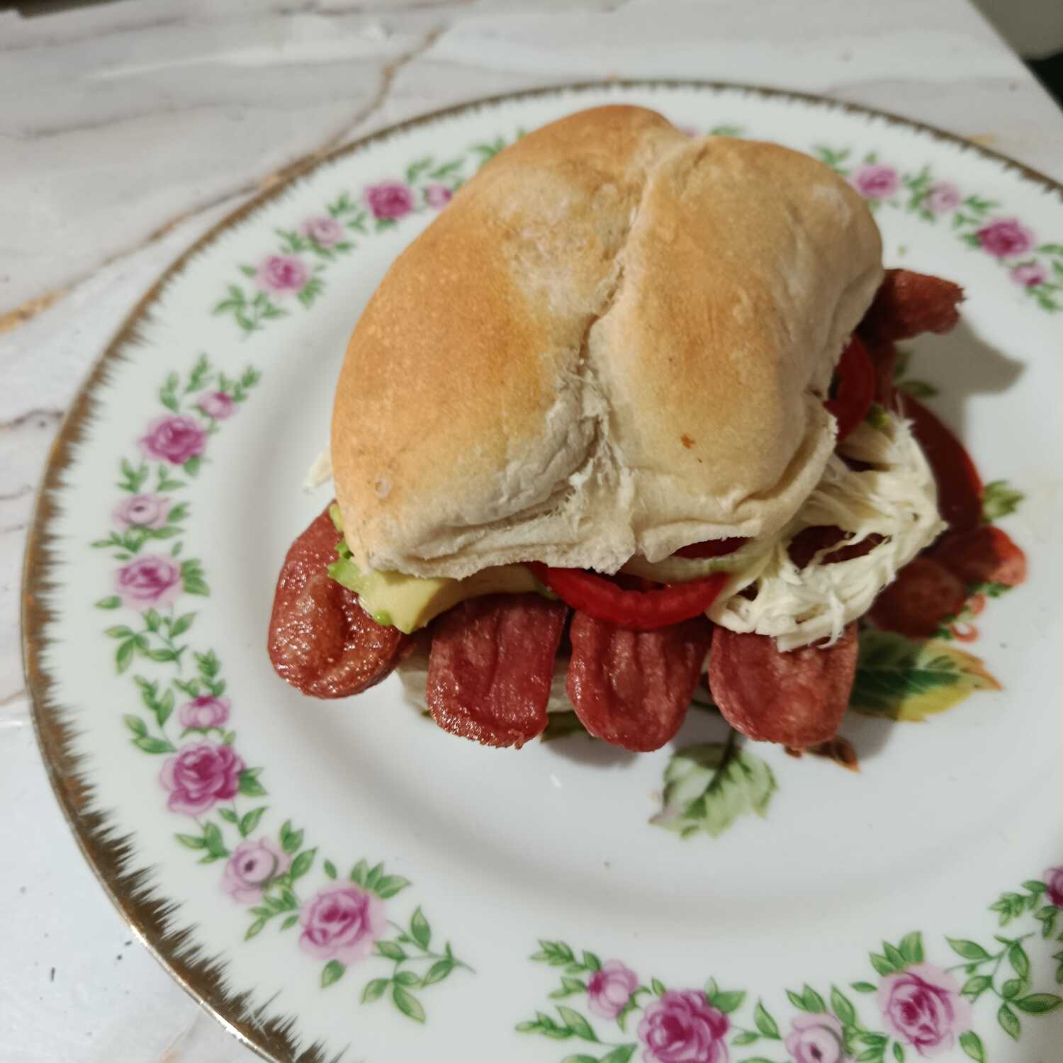 TORTA DE SALCHICHA