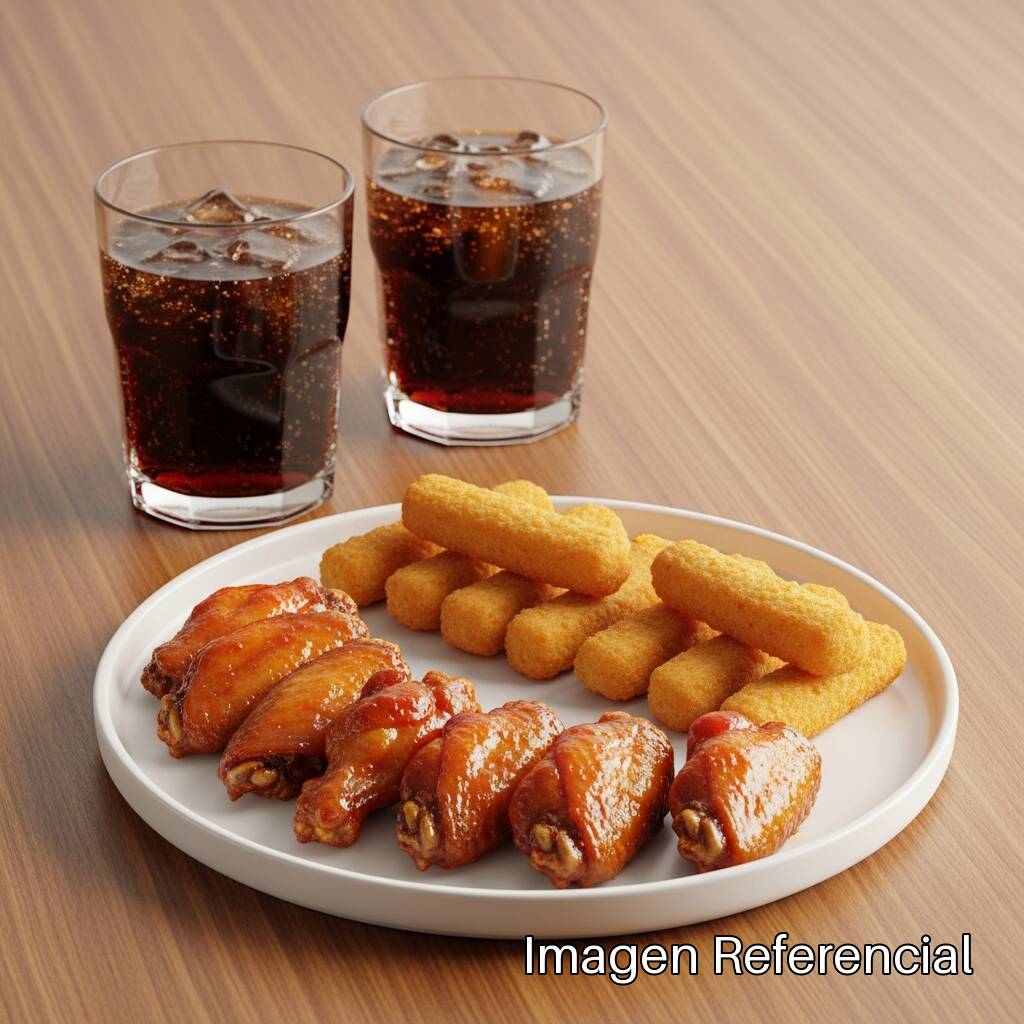 Combo Alitas & Queso Pack Dúo (10 Alitas + 10 Dedo