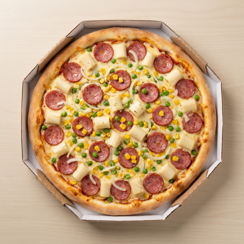 Peça sua pizza grande de 8 pedaços