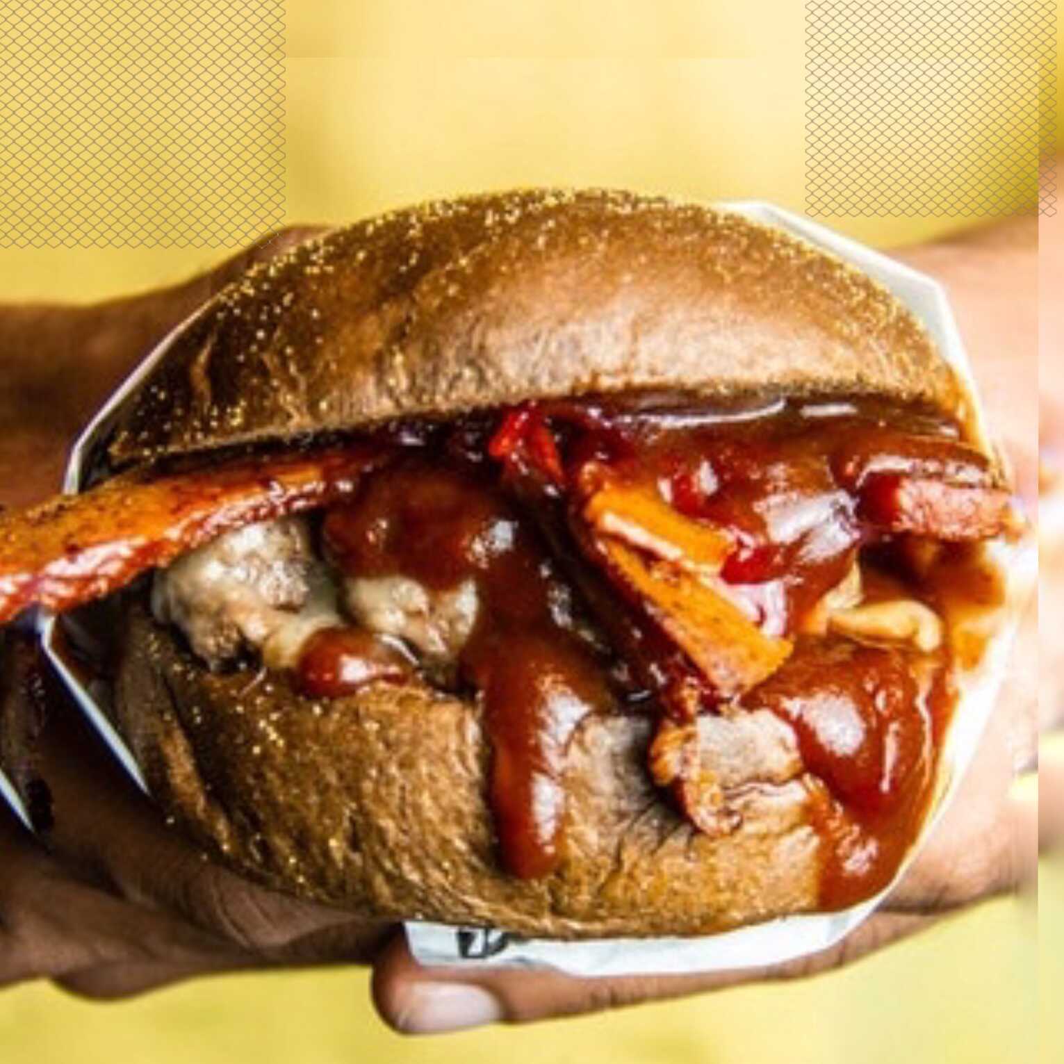 Hamburguesa BBQ sencilla chica.