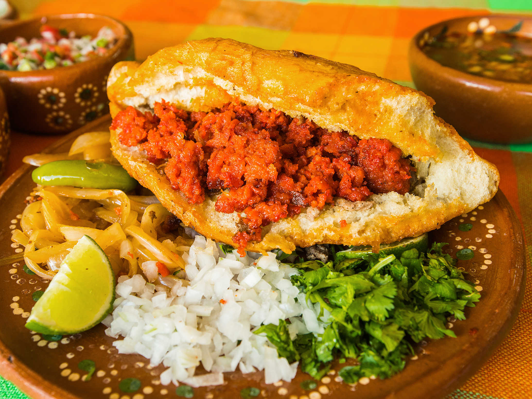 Lonche de Chorizo