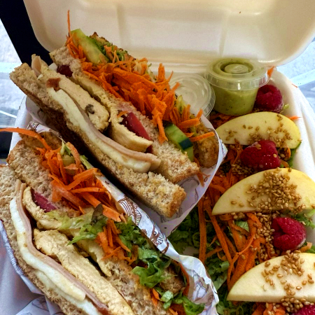 Sándwich Pavo Fresa