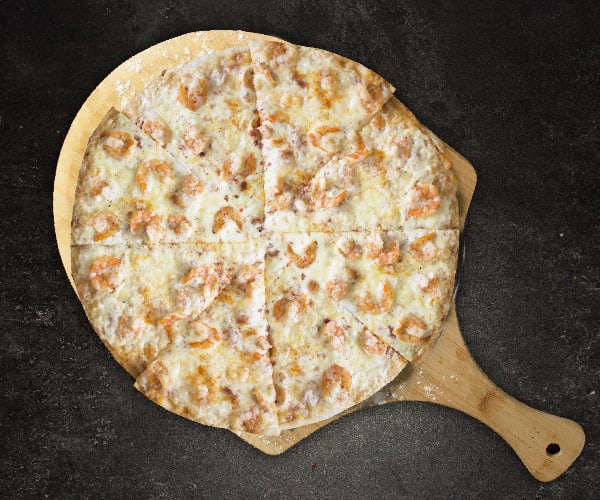 Pizza de camarón