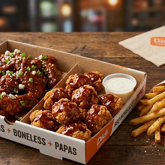 Alitas + Boneless + Papas