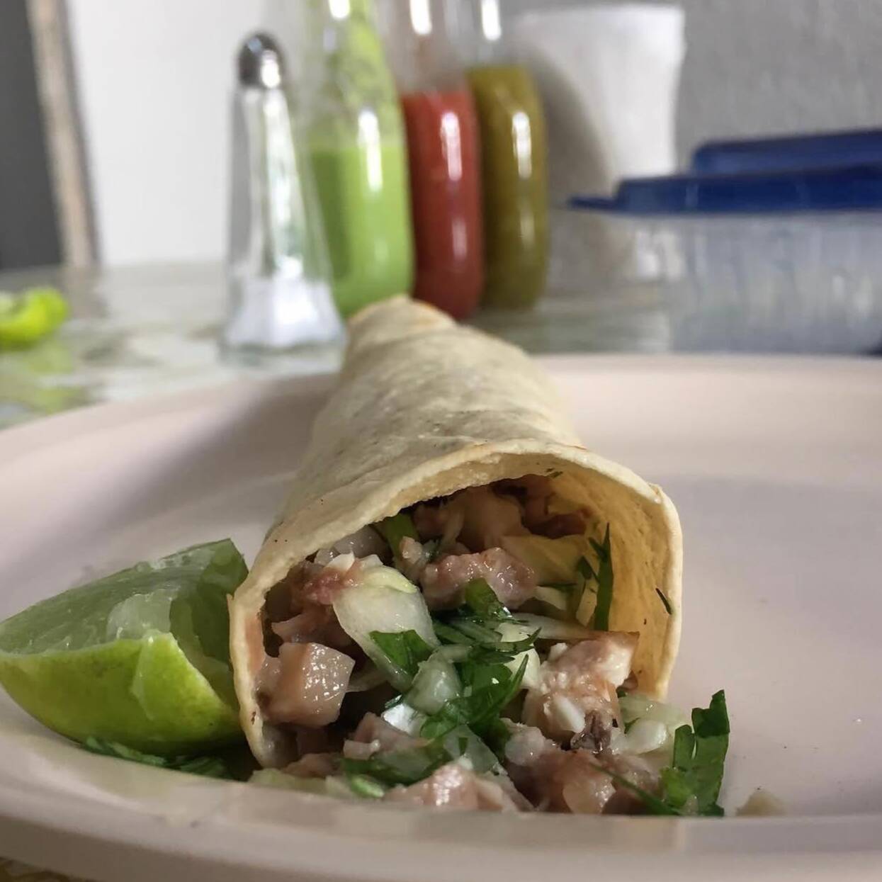 Taco de Alambre de Pierna