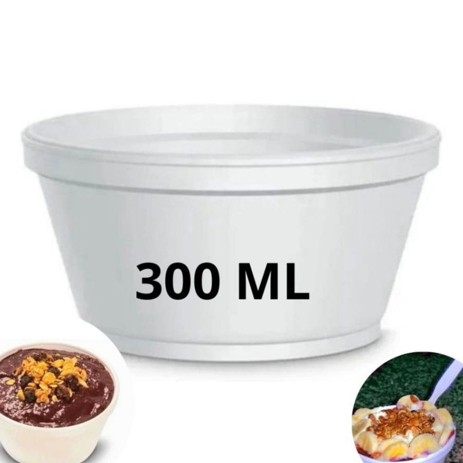 Cumbuca de 300ml com leite condensado e leite em pó. No tamanho ideal, do seu jeito 💜