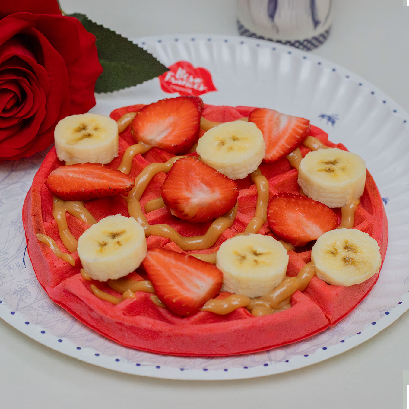 Waffle Con Manjar