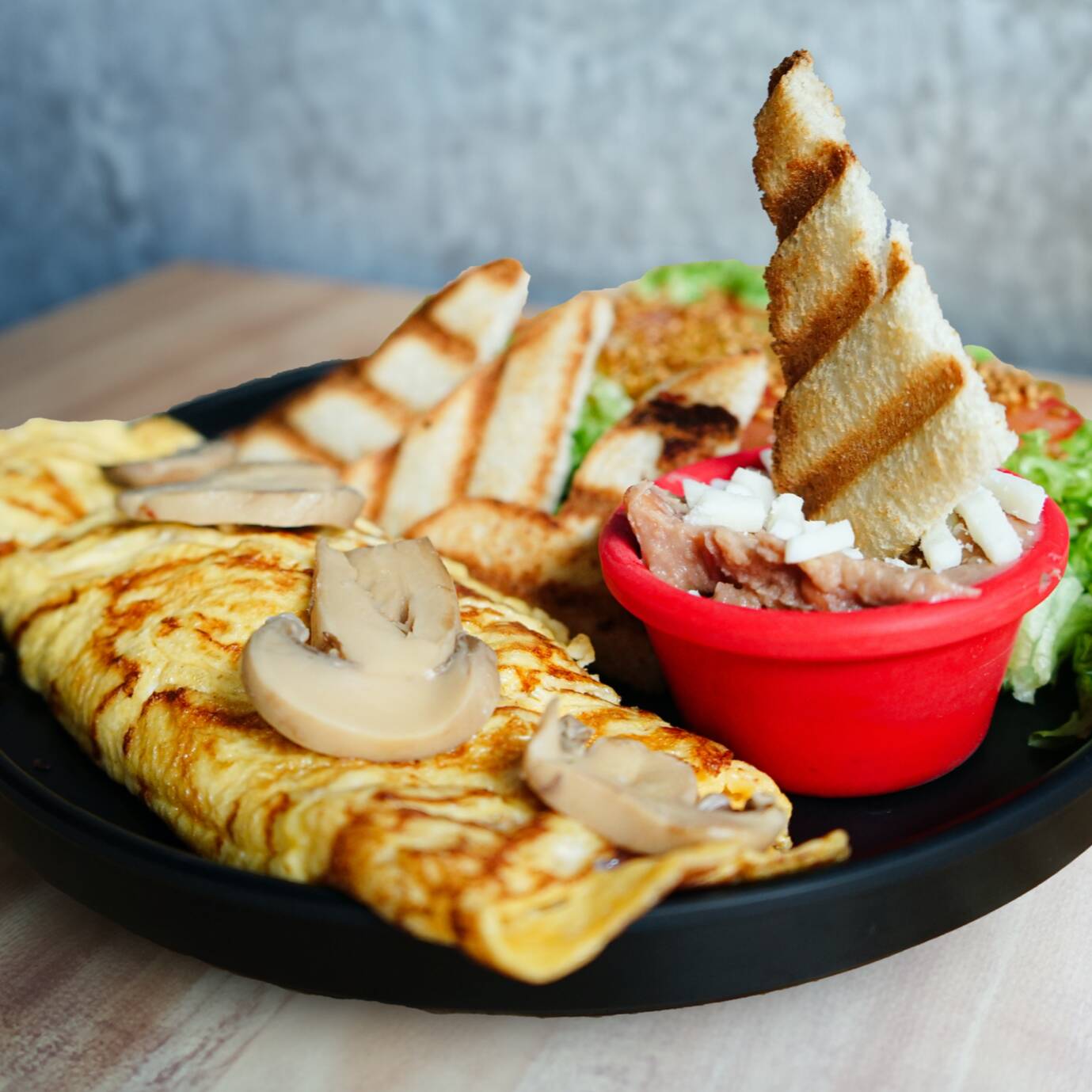 Omelette Champiñones