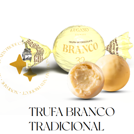 Trufa de chocolate branco 14g