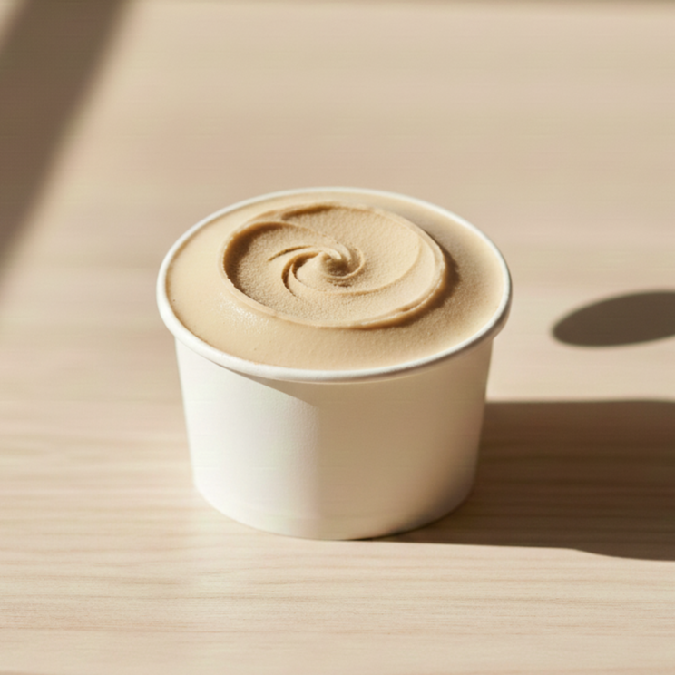 Gelato Individual – 240ml. Escolha 1 sabor disponível no cardápio. Ideal para consumo individual