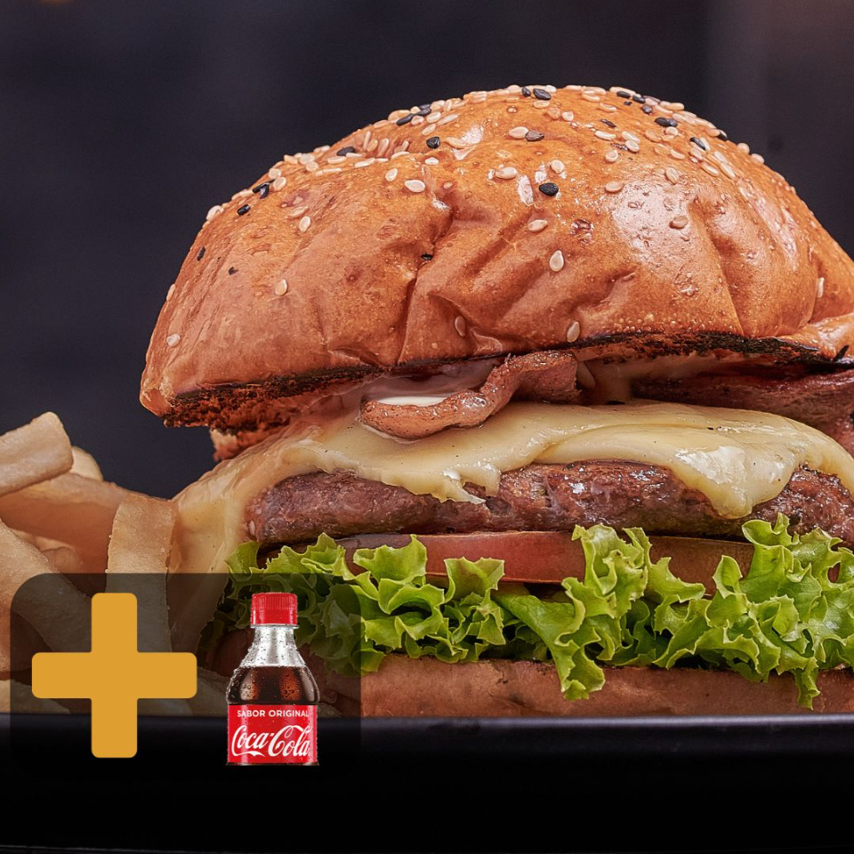 Burger D'Kché + Mixto D'Kché + Coca Cola
