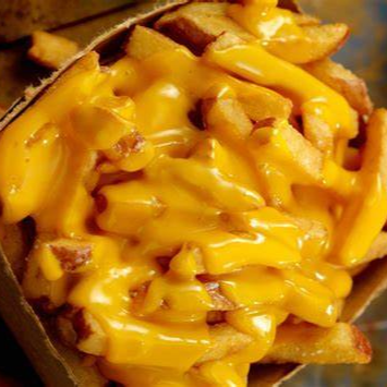 papas a la francesa con queso