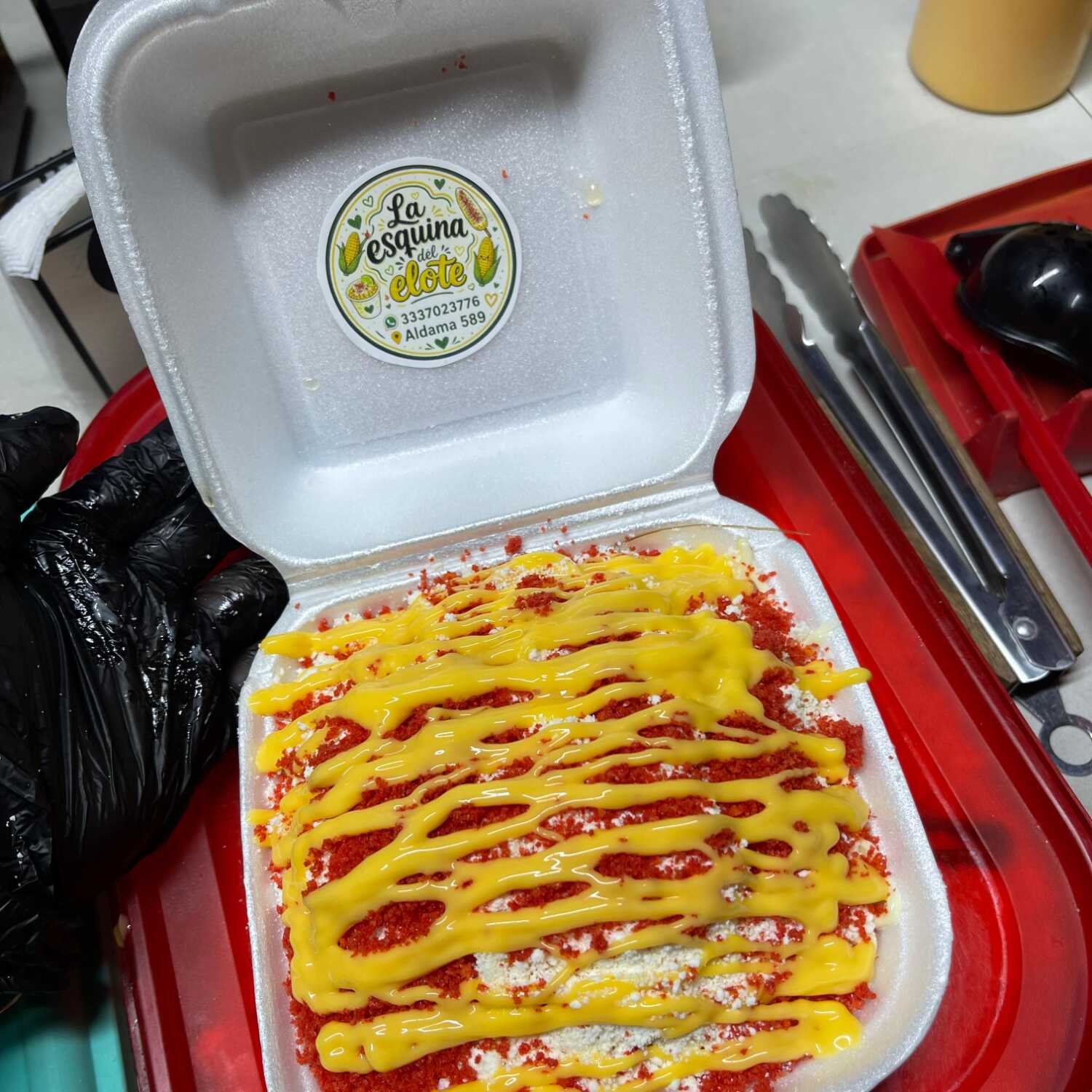 Maruchan con Elote