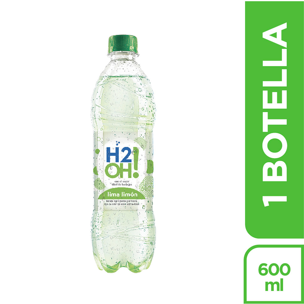 Agua H2O Lima Limon 600 ml
