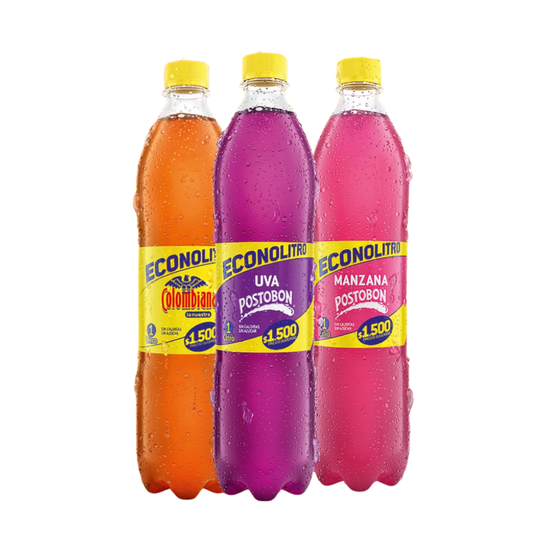 Gaseosa Econolitro Postobón 1000 ml