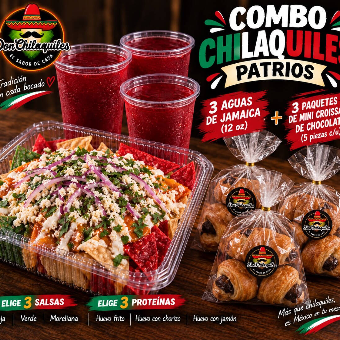 Combo Chilaquiles Patrios 🇲🇽