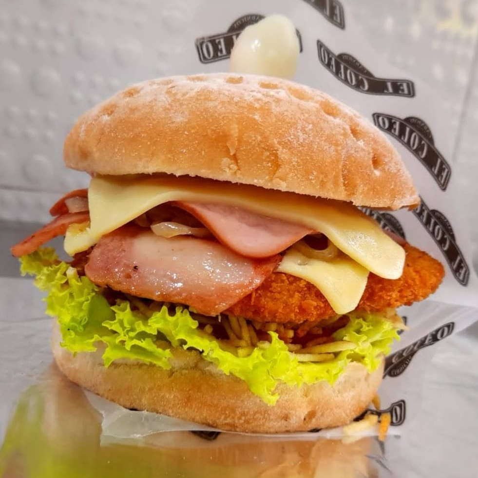 Hamburguesa Apanada